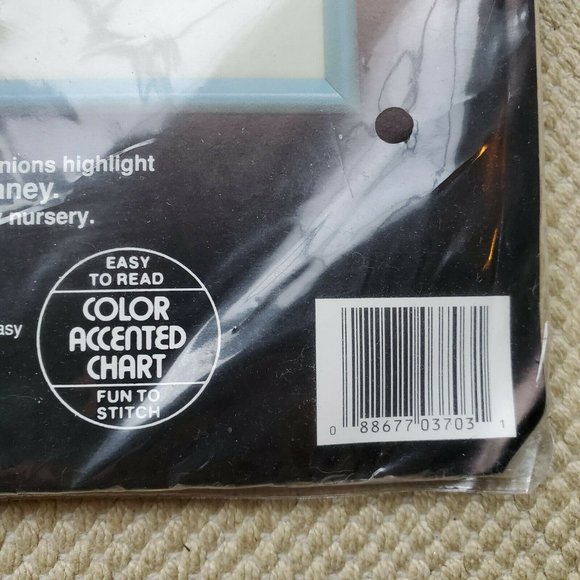 1991 Dimensions Counted Cross Stitch Prayer Sleep My Baby Dear New Sealed 1991 - Picture 3 of 5